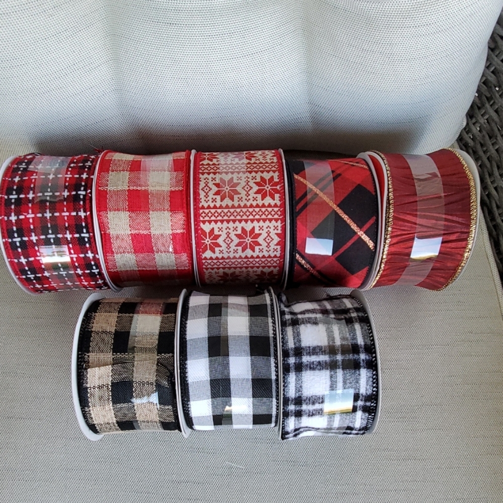 ASSORTED WIRED RIBBON - Picture 1 of 5